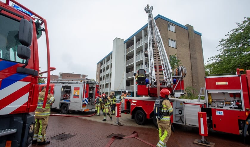 Brandweer bij de Lange Heul.