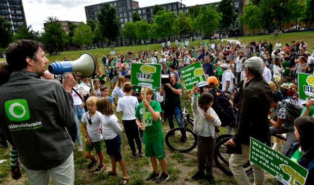 Het aanhoudende protest heeft zin gehad, zegt de gemeente