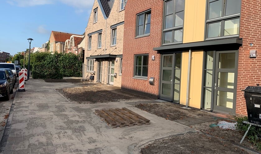 De woningen op de Ouddiemerlaan.