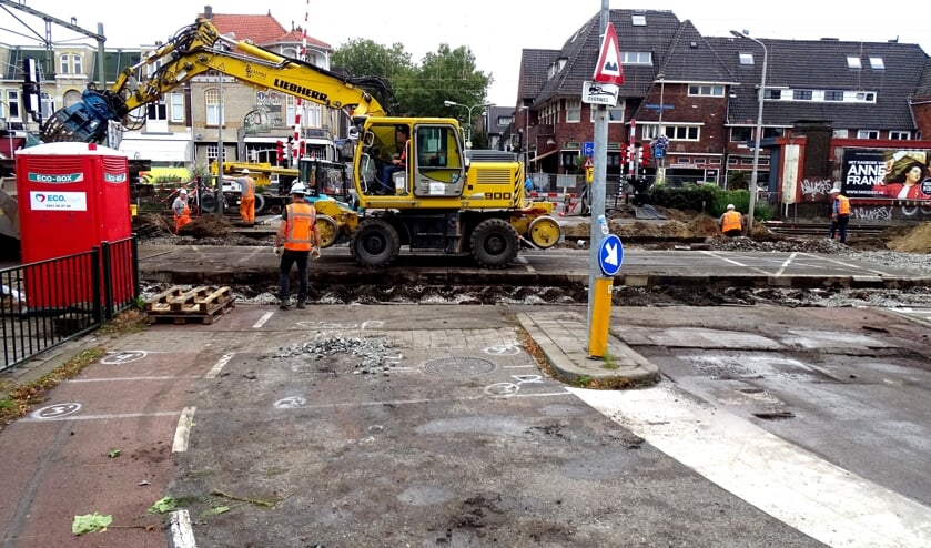 Overweg aan de Generaal de la Reijlaan.
