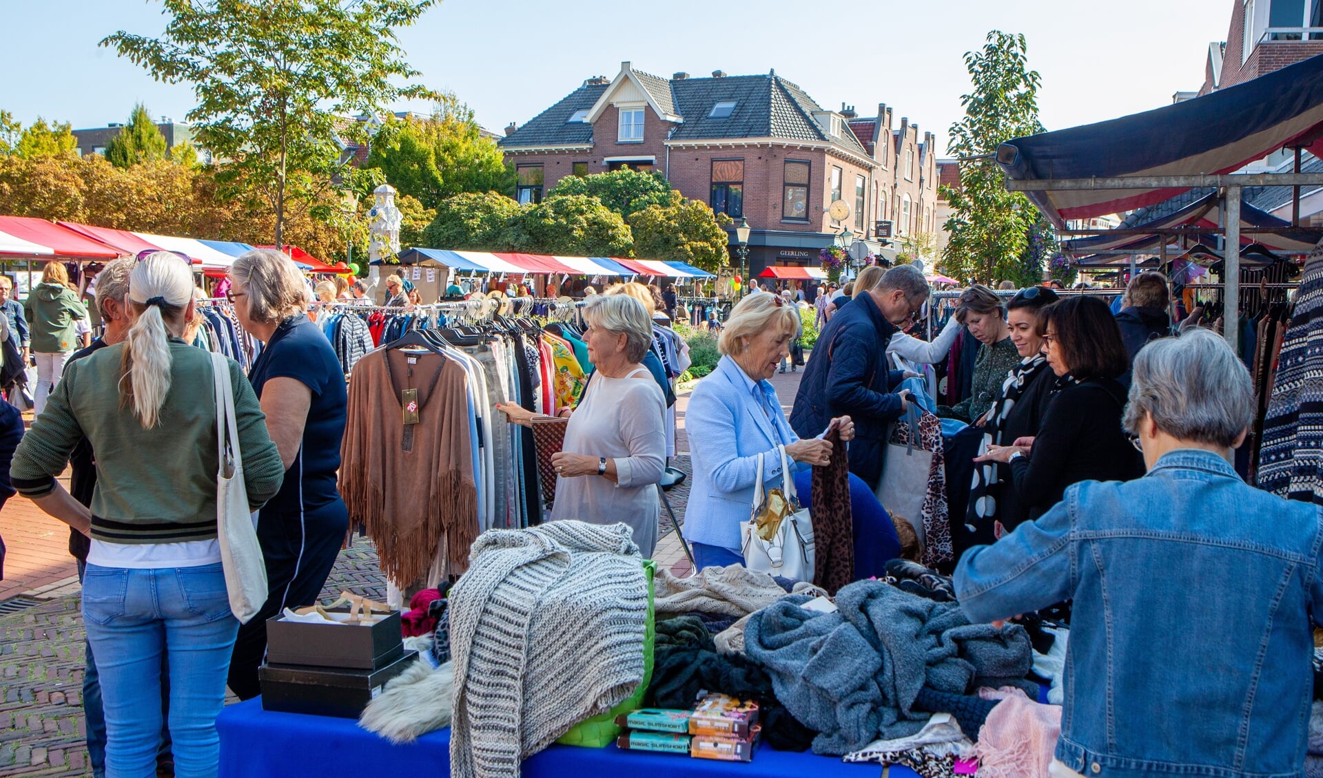 Ieder jaar veel bezoekers op de been tijdens Koopjesdag.