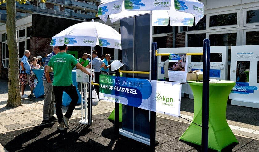 Vorig jaar gaf KPN informatie over glasvezel in Diemen-Zuid.