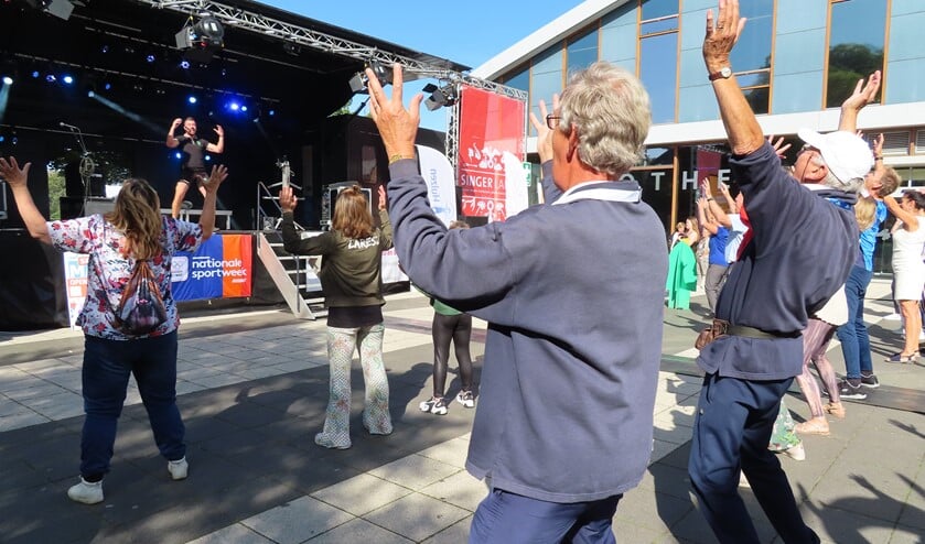 De opening van September Sportmaand in 2019 op Plein 2000.