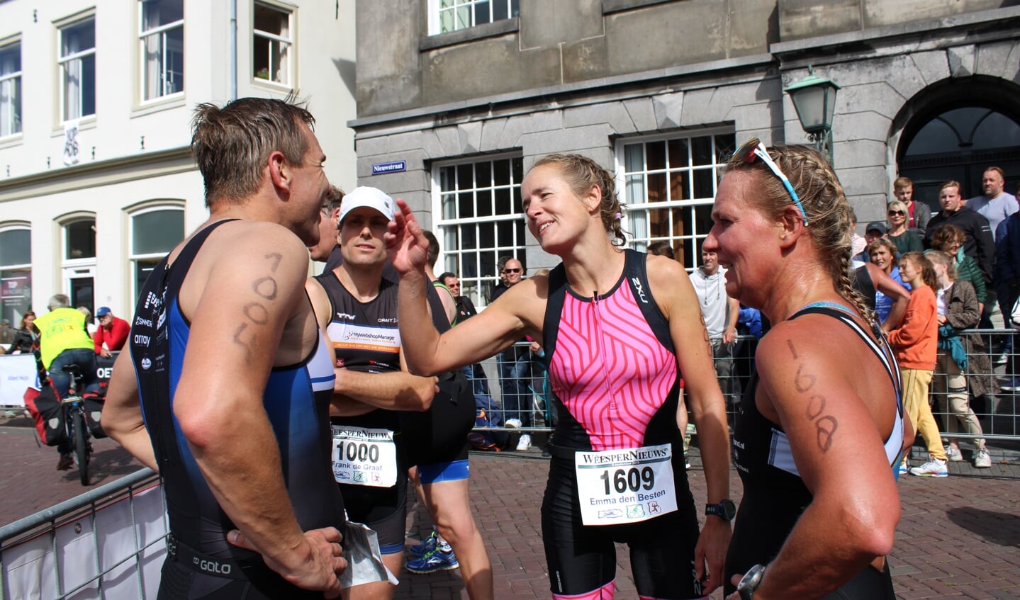 Barry Dooper, Frank de Graaf, Emma den Besten en Paula van der Pouw: de vier snelste Weespers.