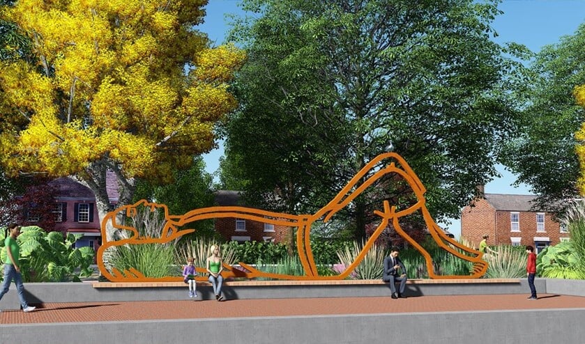 Schetsontwerp van Maree Blok/Bas Lughart.