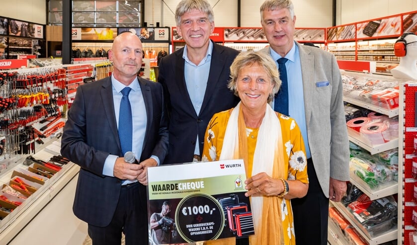Jurgen de Lange, Wimar Jaeger, Winfried Blum en Renate Westerlaken-Loos.