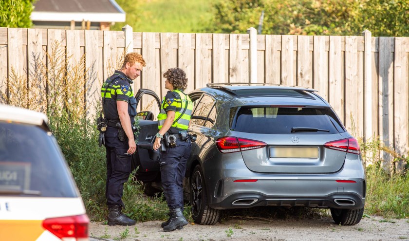 De auto van de verdachten.