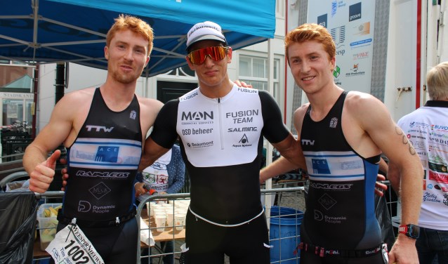 Drie oud-Weespers domineren de 30e editie van de WeesperNieuws Extra Triatlon: Tim Jacobs, Steff Overmars en Daan Jacobs.