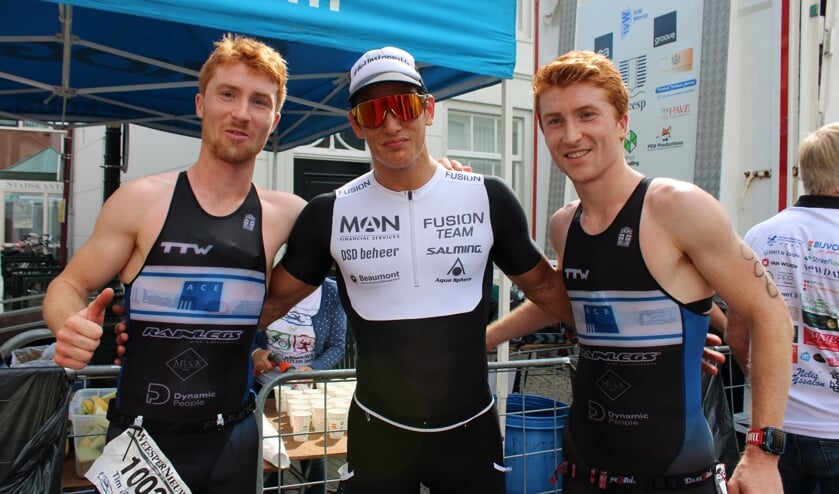 Drie oud-Weespers domineren de 30e editie van de WeesperNieuws Extra Triatlon: Tim Jacobs, Steff Overmars en Daan Jacobs.