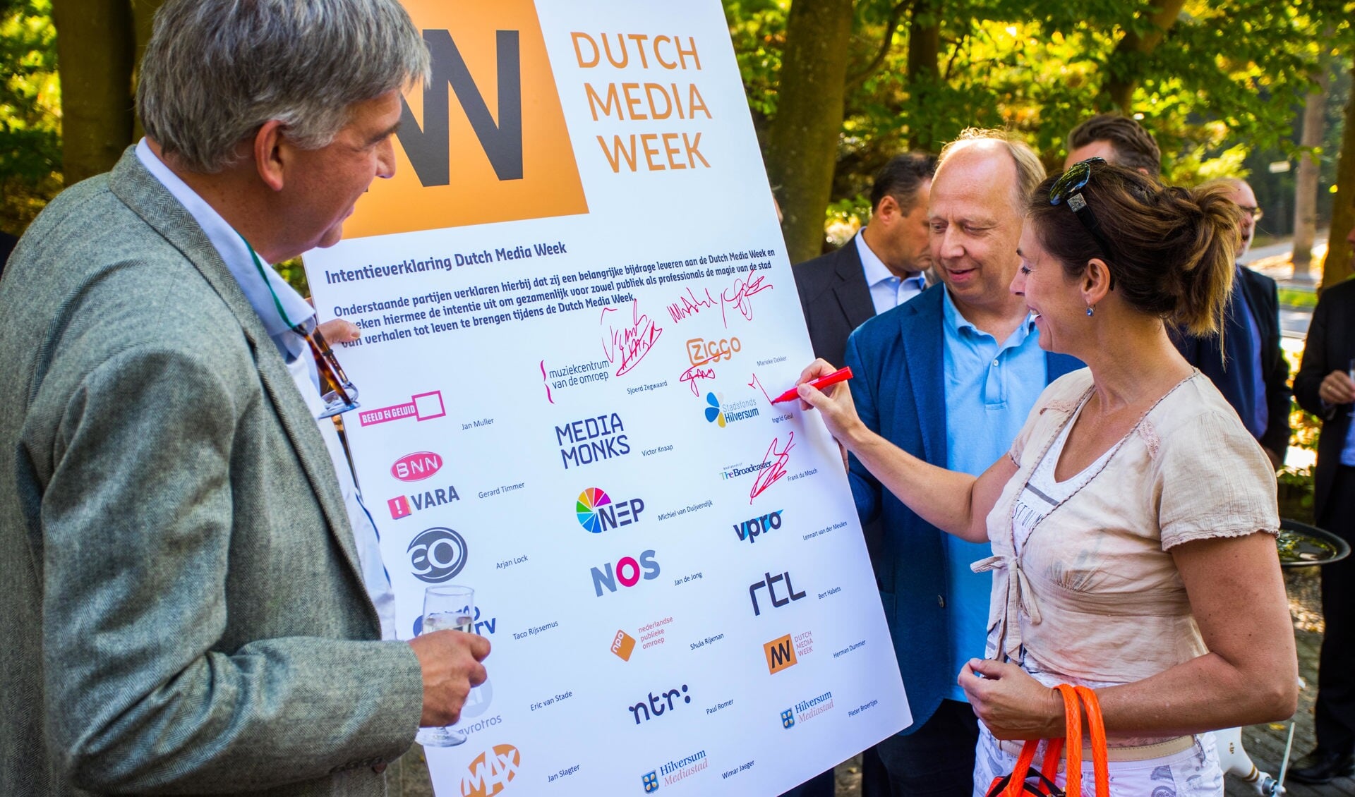 In 2016 hebben veel partijen zich verbonden aan de Dutch Media Week.