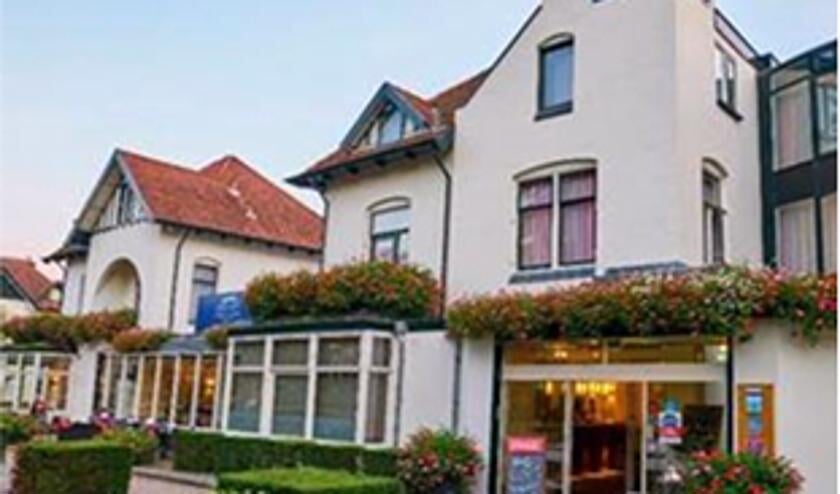 Het hotel aan de Koninginneweg.