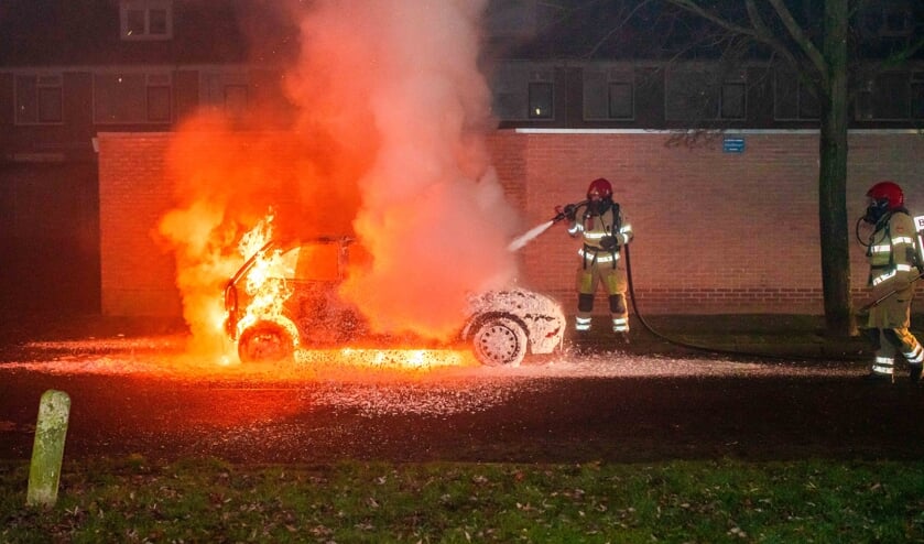 In Kerkelanden was het tijdens de jaarwisseling zeer onrustig.