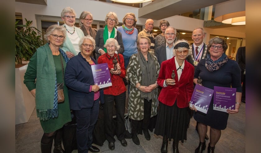 <p>Tijdens de uitreiking in 2019.</p>