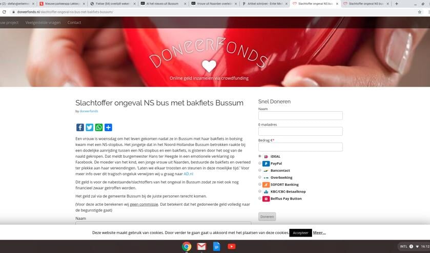 De crowdfundingsactie