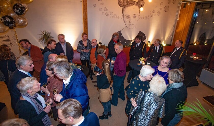 Tijdens de receptie bij Bruis.