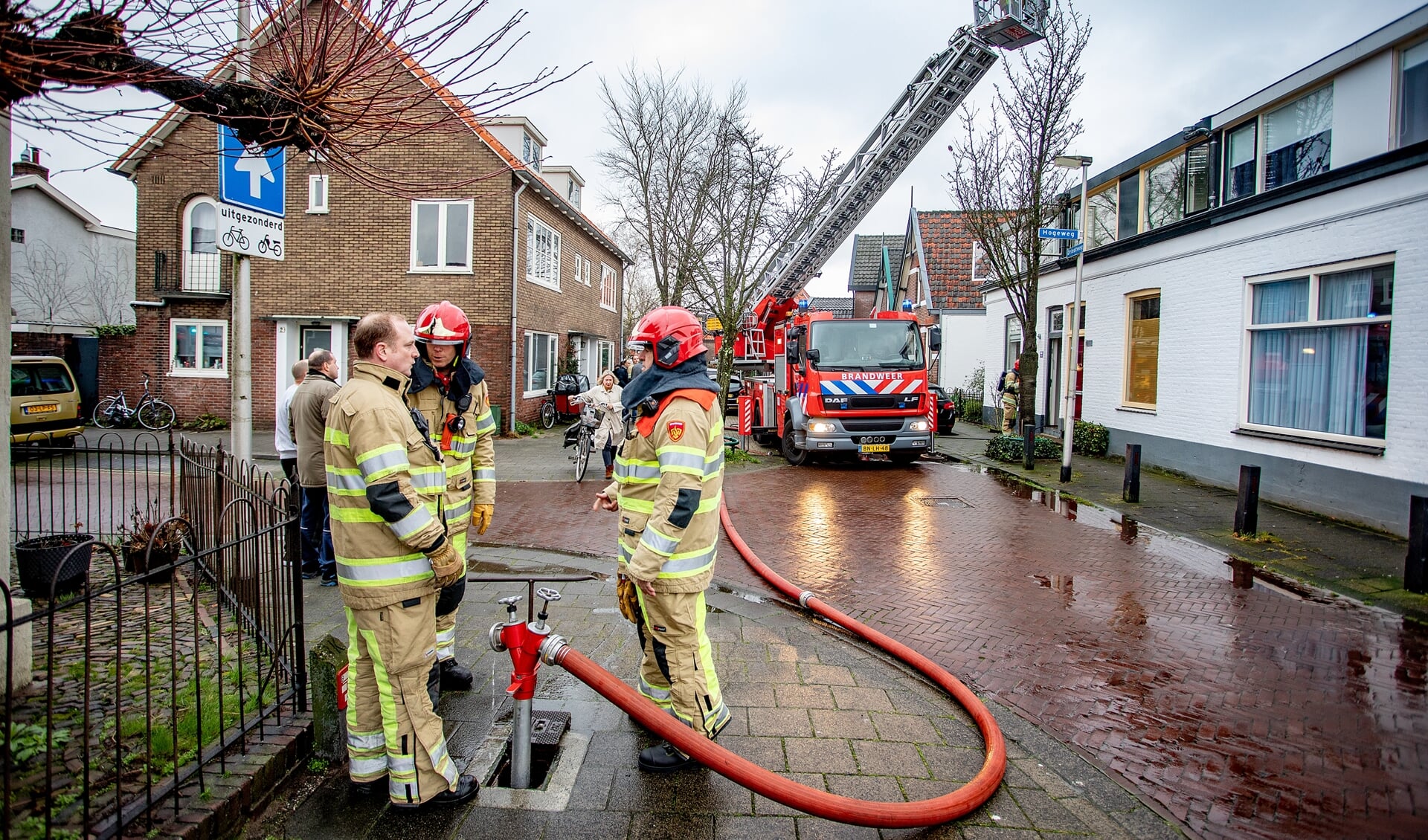 Brand was snel onder controle.