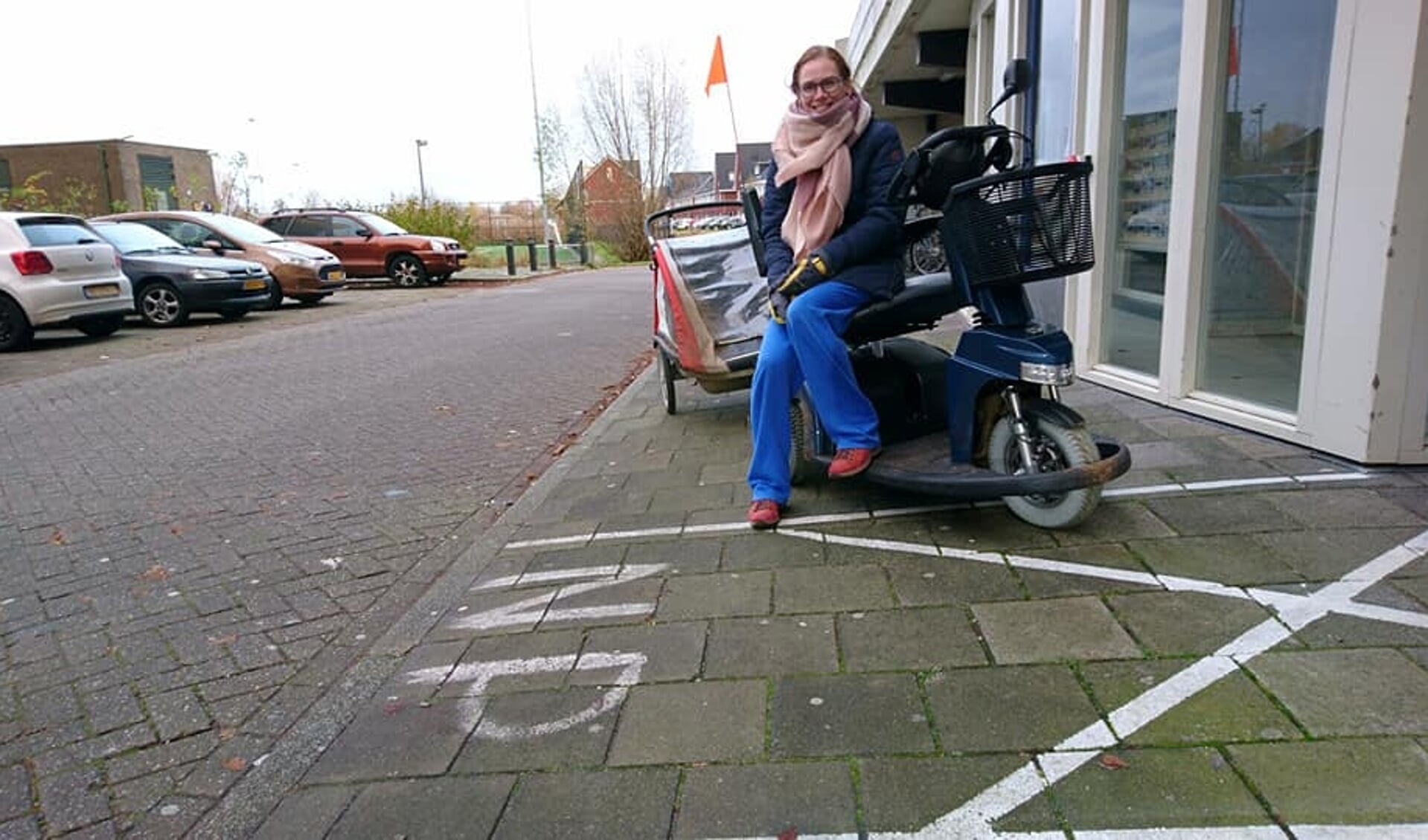 Felicia de Rooij stuit op haar dagelijkse route op 27 obstakels.