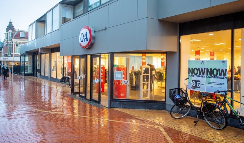 Nog een paar dagen en dan is C&A vertrokken uit Bussum.