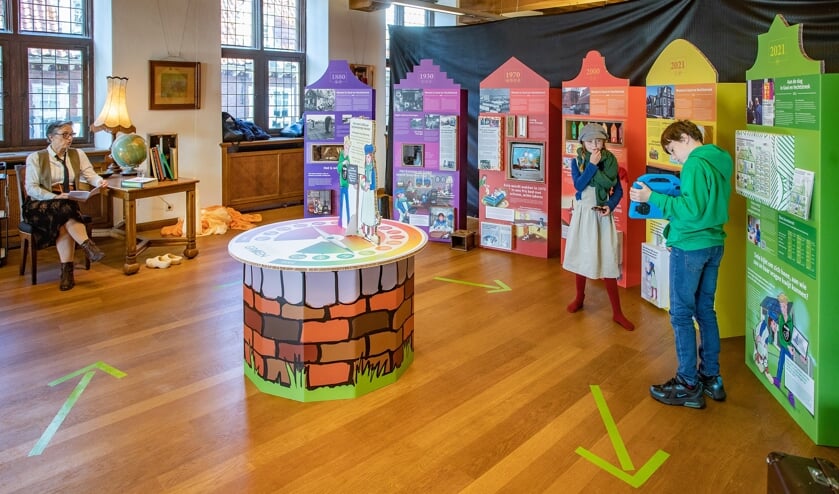 <p>Jente van Raalte en Jamie Neuvel kropen in de huid van Sola en Sep, de twee hoofdpersonages van de tentoonstelling en het onderwijsprogramma.</p>