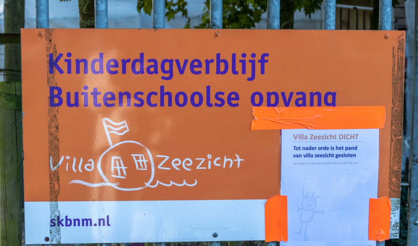 KDV en BSO Villa Zeezicht blijft dicht, maar alle kinderen kunnen van maandag elders opgevangen worden.