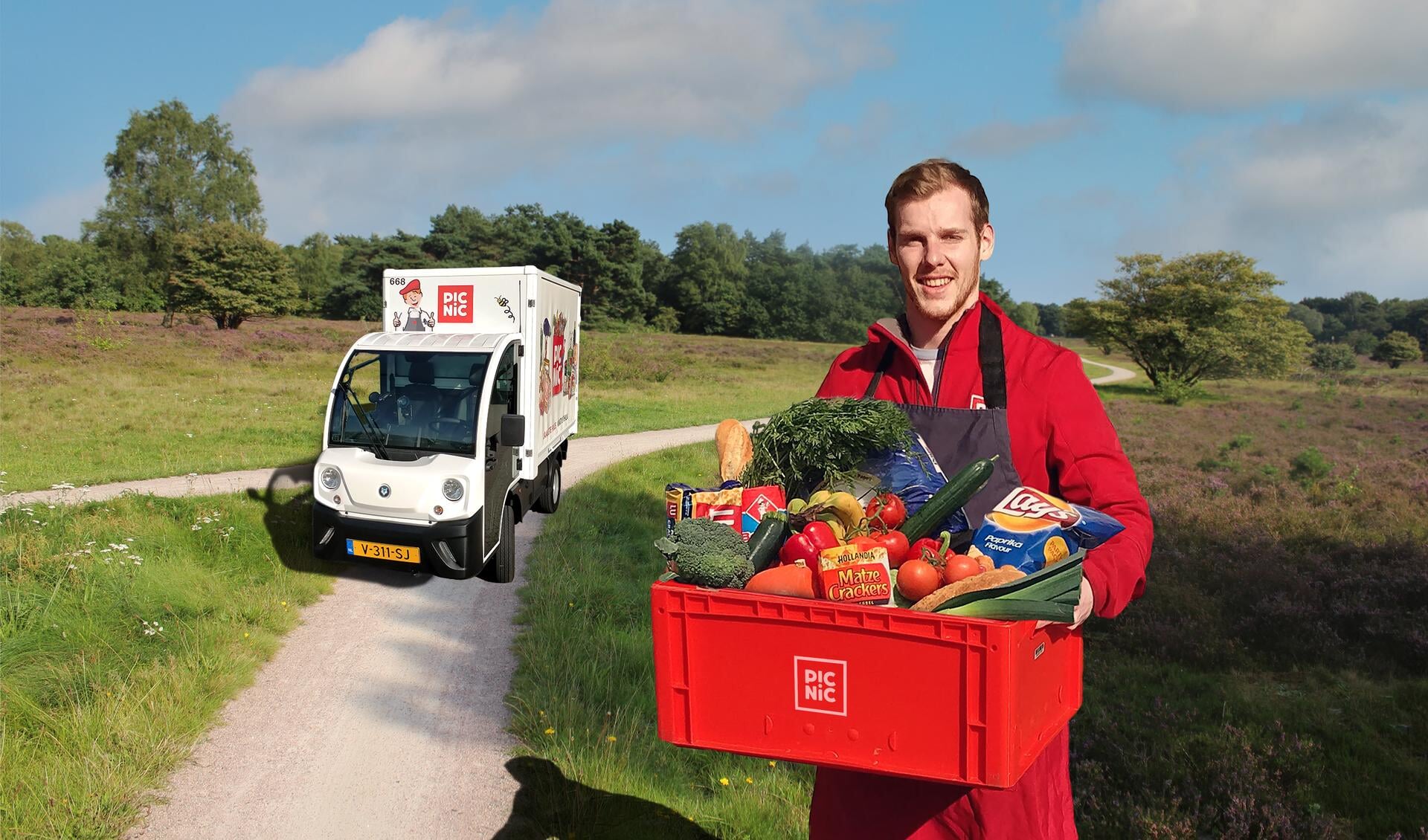 De online supermarkt gaat nu ook boodschappen leveren in Bussum en Naarden. 