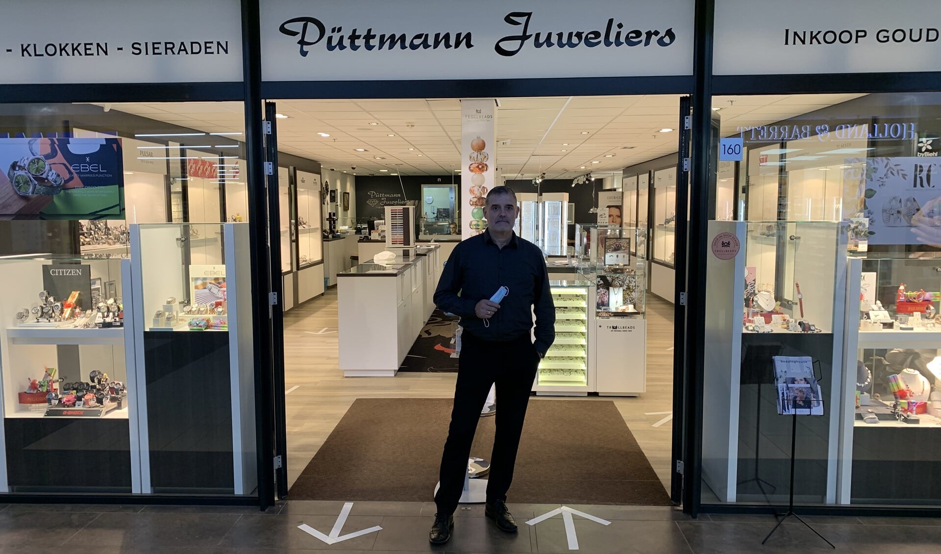 Hans Püttmann, voorzitter van winkeliersvereniging Diemerplein.
