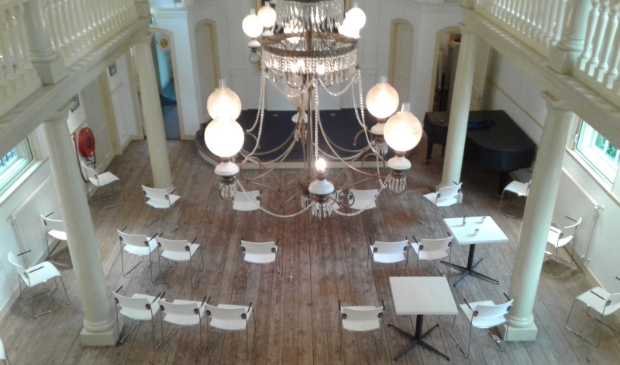 <p>De indeling van de zaal.</p>