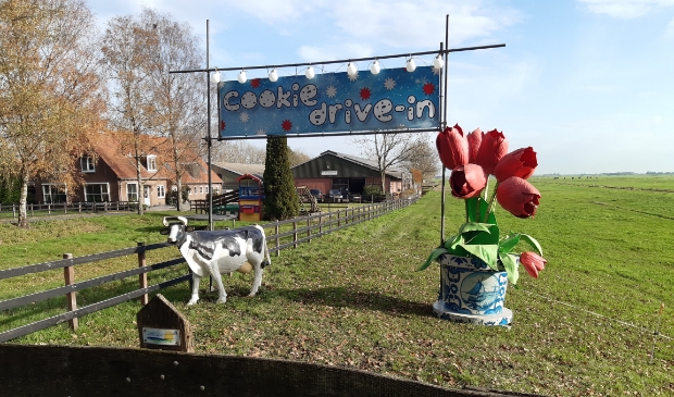 <p>De Cookie drive-in aan de Wakkerendijk 31 wordt al opgebouwd.</p>