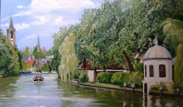 <p>Een uitsnede uit een van de werken van de kunstenaar.</p>