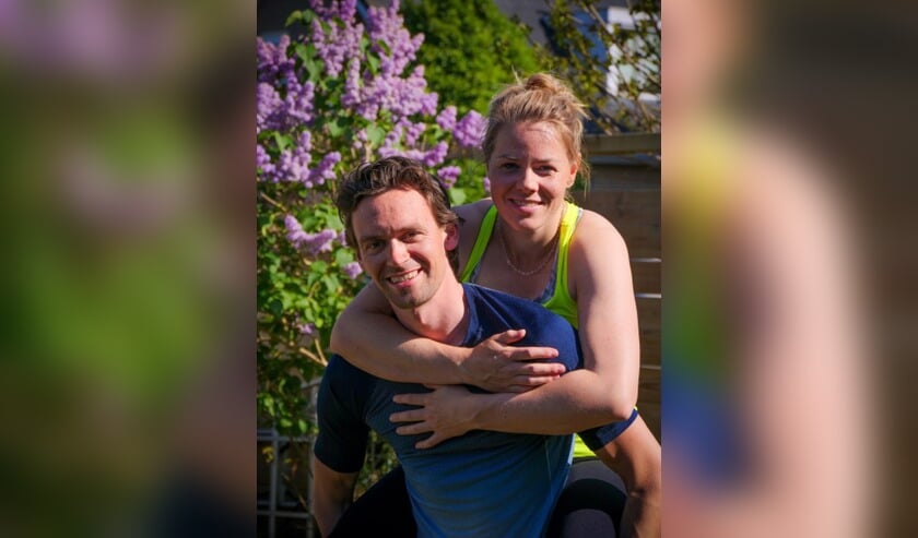 <p>Rogier Koopman (30) en Lisa van der Spek (28) uit Bussum.</p>