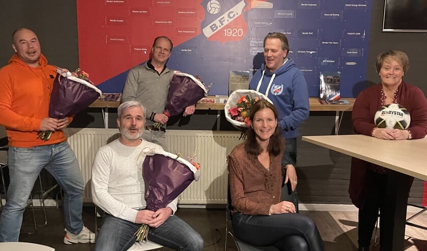 <p>Het bestuur van BFC bestaat uit: Rob van Doorn (bestuurslid velden en gebouwen), Sander Bult (penningmeester), Arne Geensen (voorzitter), Gertjan van Doorn (bestuurslid voetbalzaken), Fleur Timmer (secretaris) en Anneke Frenk (bestuurslid algemene zaken).</p>