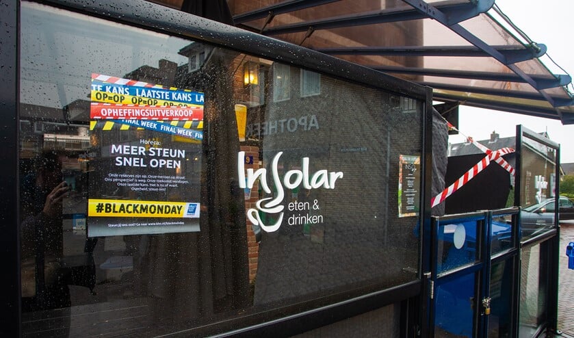 <p>Insolar op het Oude Raadhuisplein doet mee aan de landelijke actie van Koninklijke Horeca Nederland.</p>