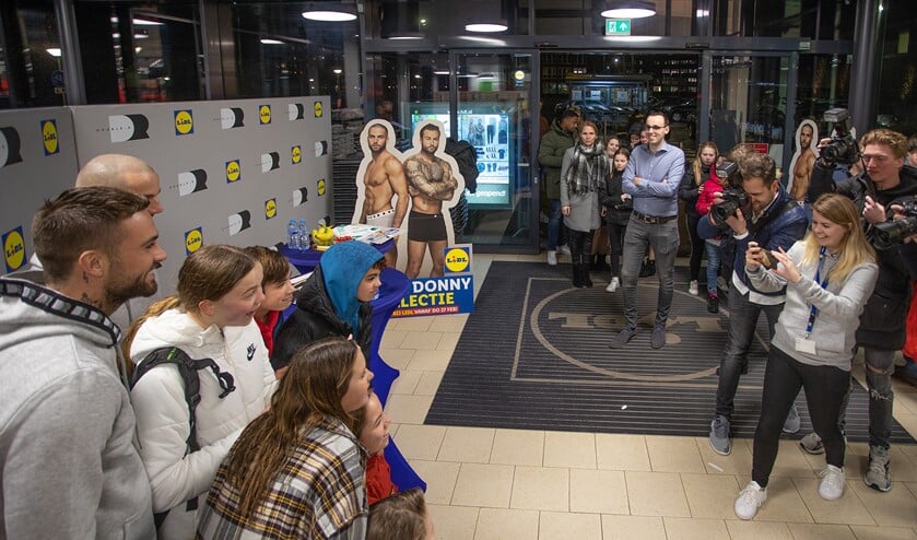 Dave en Donny hadden alle tijd om op de foto te gaan met hun fans.