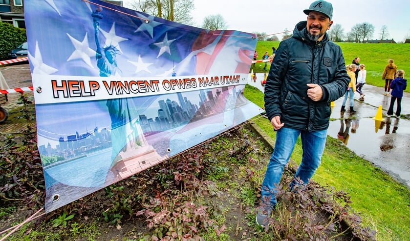 Vincent Staats is klaar voor de reis naar Utah.