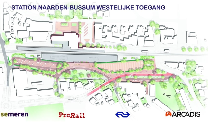 Nieuwste tekening voor het station.