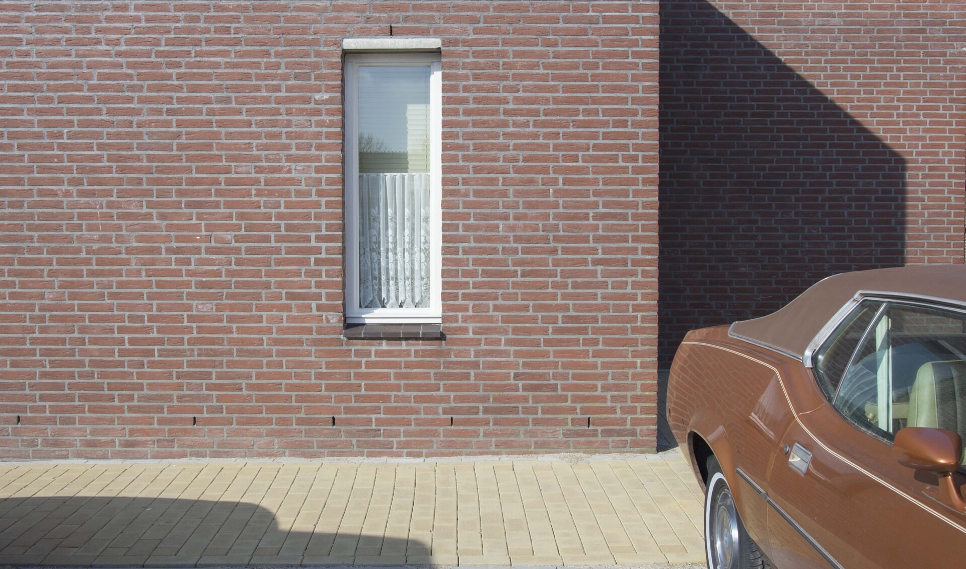 Kristel's werk bestaat uit details van huizen en straten in typisch Nederlandse wijken.
