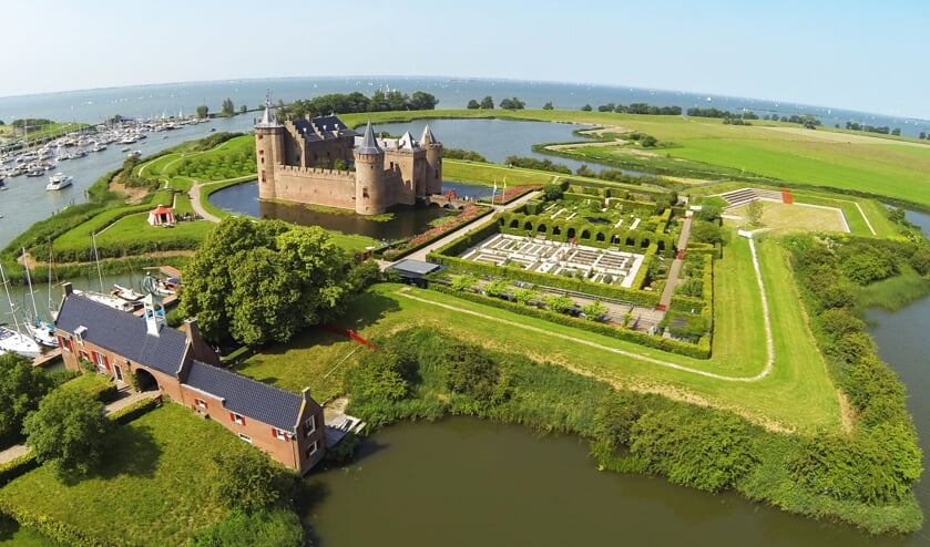 Muiderslot Bovenaanzicht