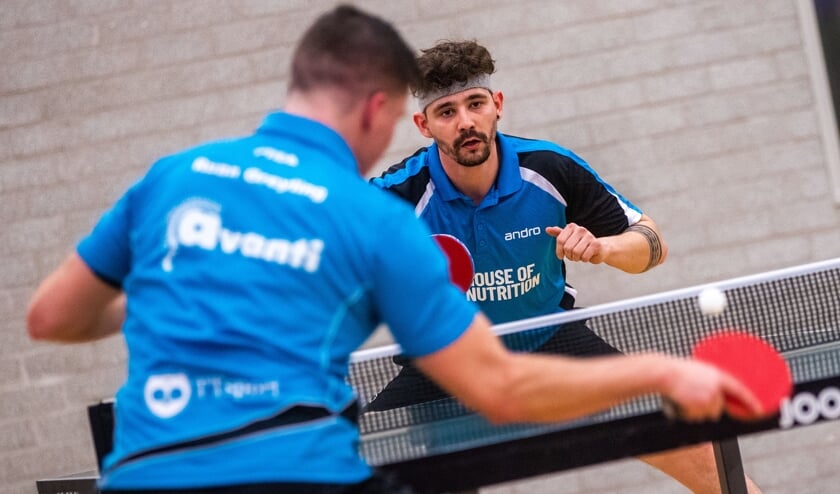 Lauric Jean won in vijf sets zijn beide partijen in het duel tegen Avanti.