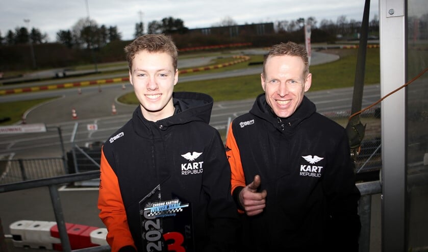 Coen Doorn met trainer/coach Gert Jager.