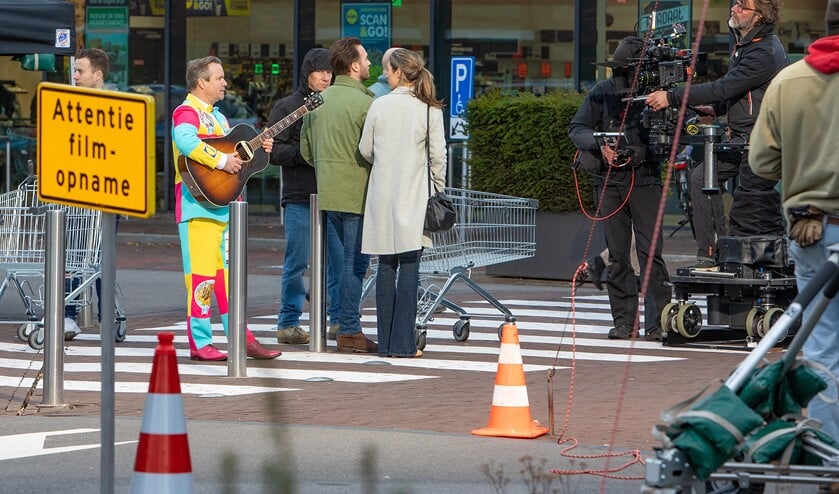 De opnamen van de nieuwe spot met Peter de Koning van 'Het is altijd lente bij de tandartsassistente'.