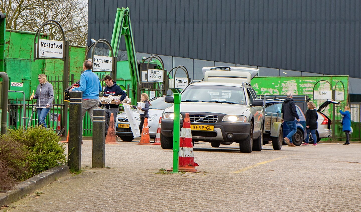 Er mogen weer meer mensen op het terrein en er zijn slagbomen geplaatst.