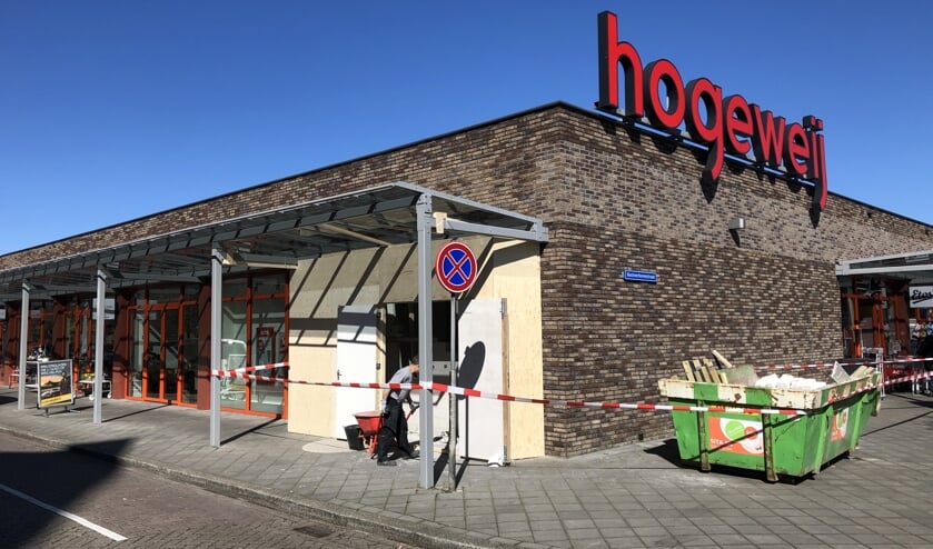 De pinautomaat is eind maart verwijderd.