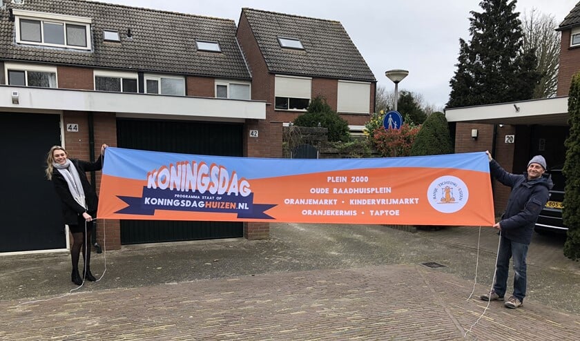 De spandoeken gaan weer de kast in tot volgend jaar.
