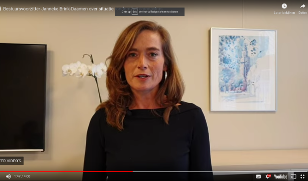 Bestuursvoorzitter Janneke Brink-Daamen.