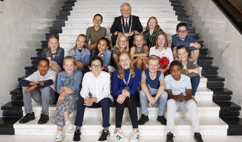 De kindergemeenteraad.