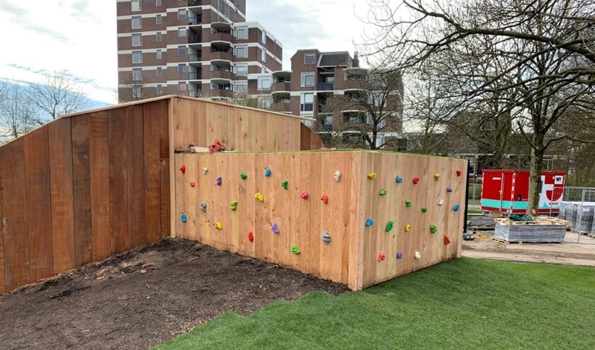 De klimmuur.
