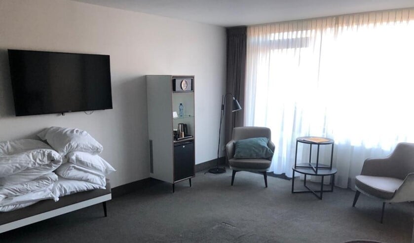 Eén van de kamers in De Witte Bergen die beschikbaar komt voor de zorg.