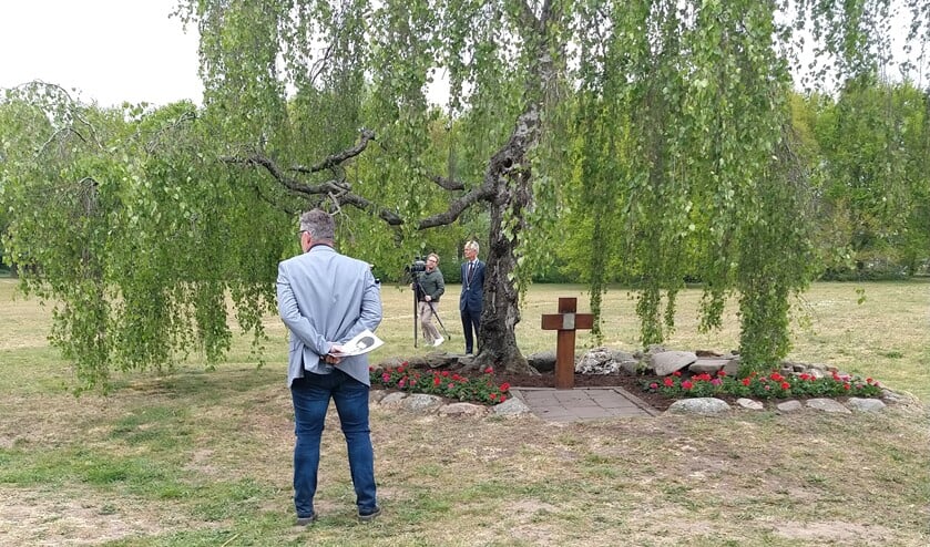 Opnamen voor de documentaire in het Warandepark.