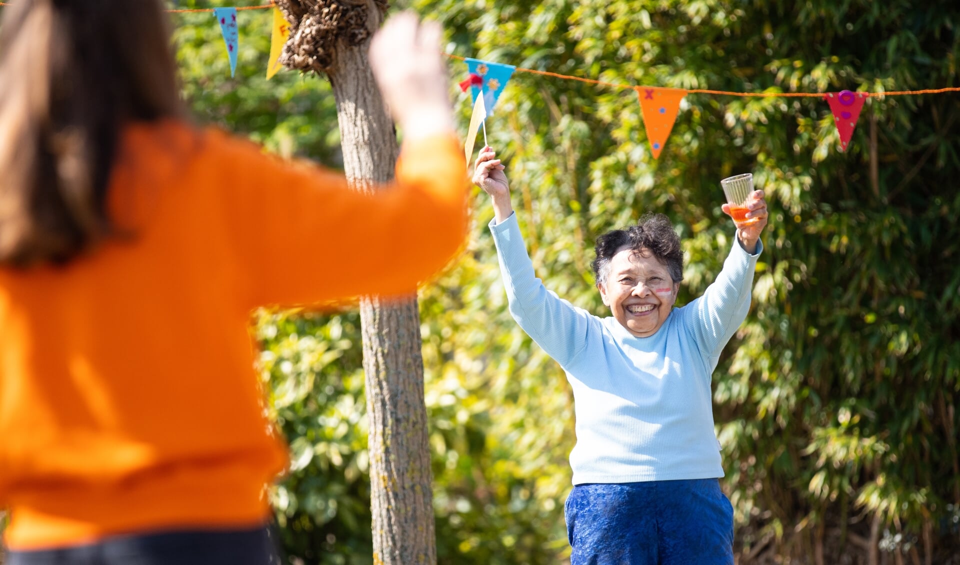 Op Koningsdag vorig jaar in Bussum.