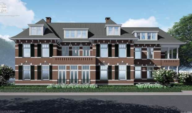 Een impressie van de plannen voor Stationsweg 1.